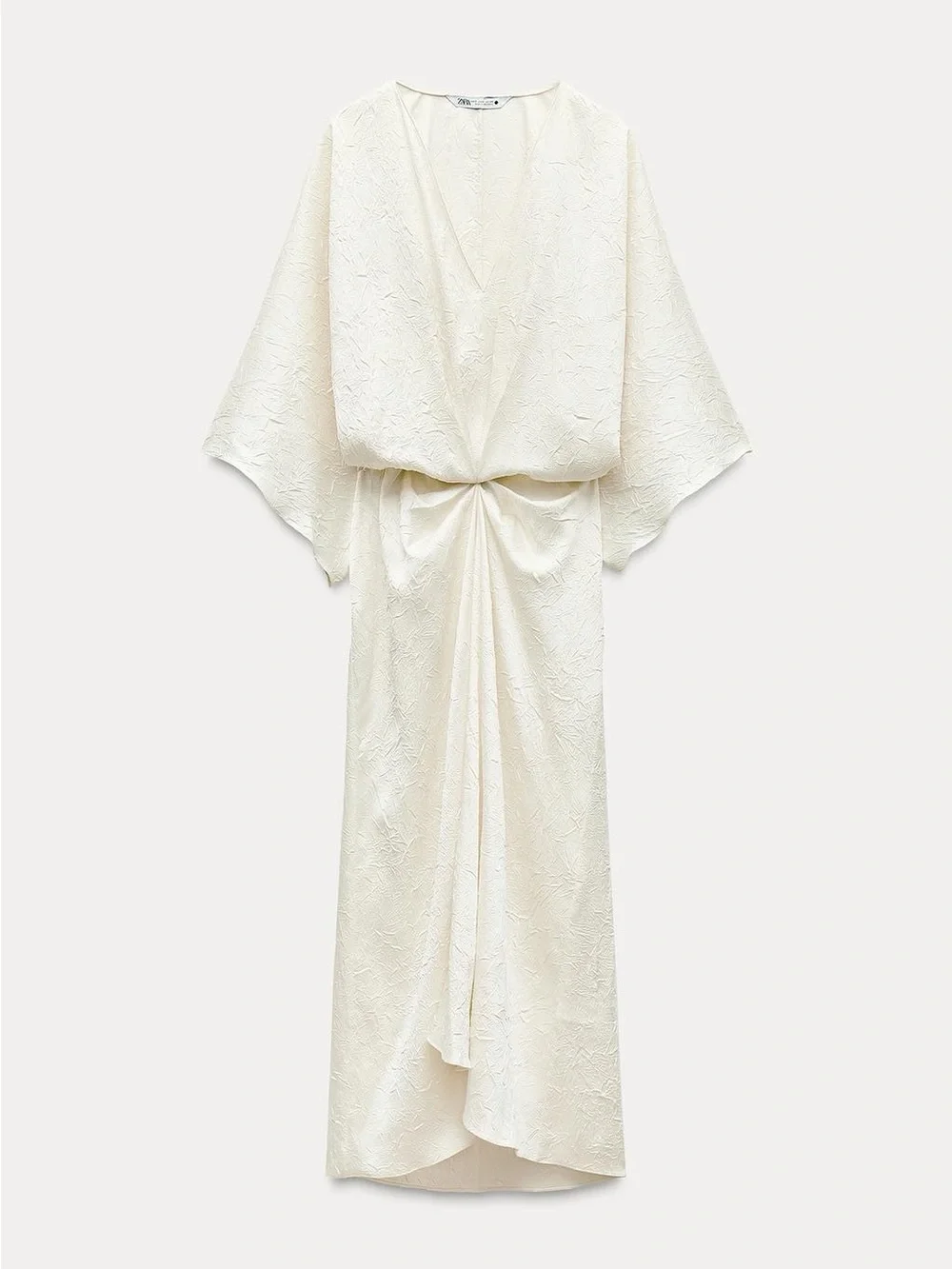 Zara | Intimates & Sleepwear | Zara Ivory Textured Kaftan Dress With Draped Knot Front | Poshmark Zara | Intimates & Sleepwear | Zara Ivory Textured Kaftan Dress With Draped Knot Front | Poshmark